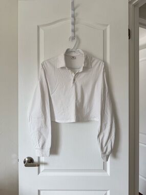 Aritzia Sunday Best cropped polo